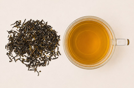 Green tea detail